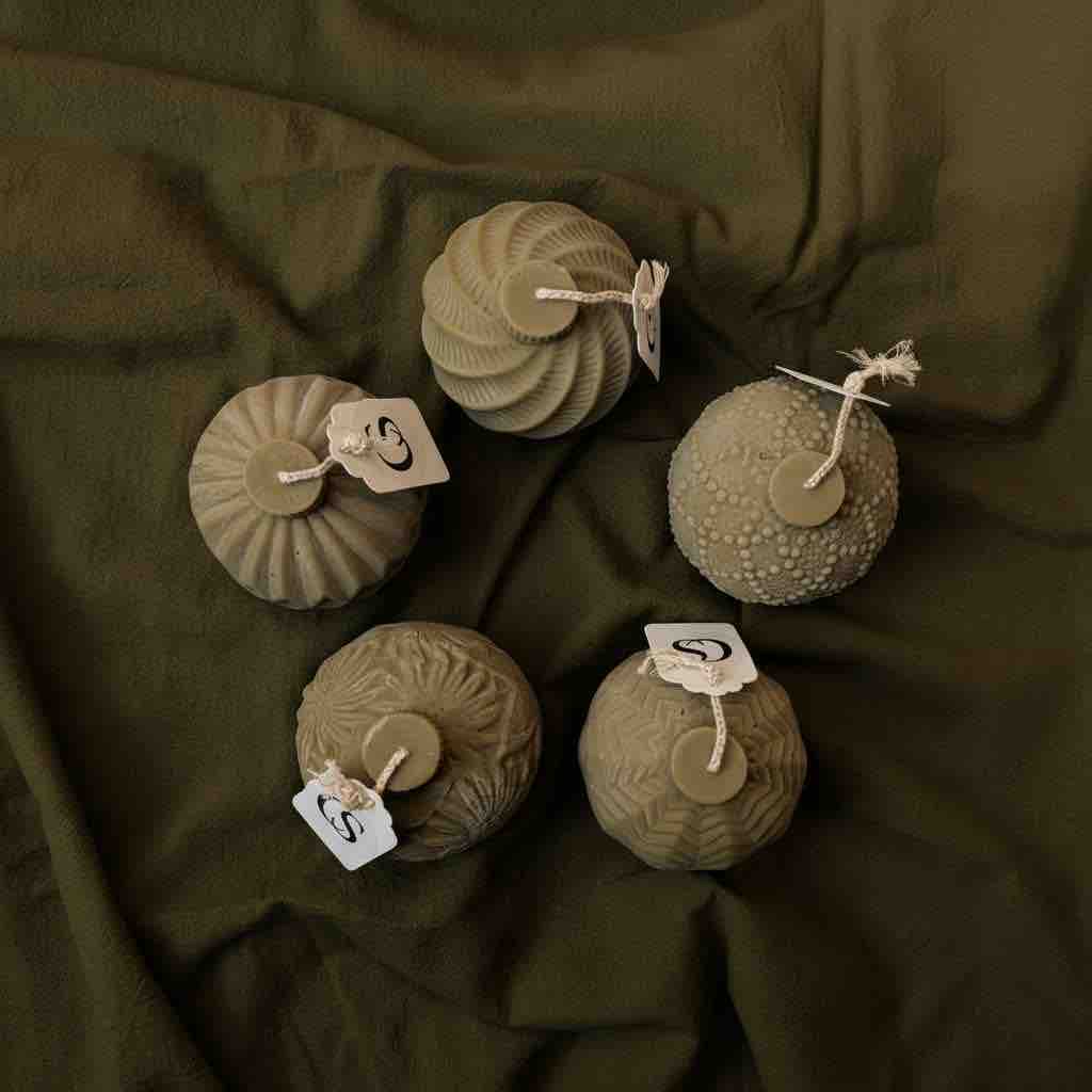 Kalėdinių žaisliukų rinkinys samana