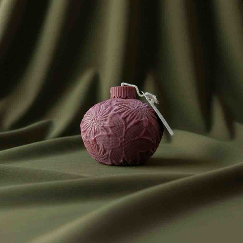 Kalėdinis žaisliukas Nr. 3 bordo